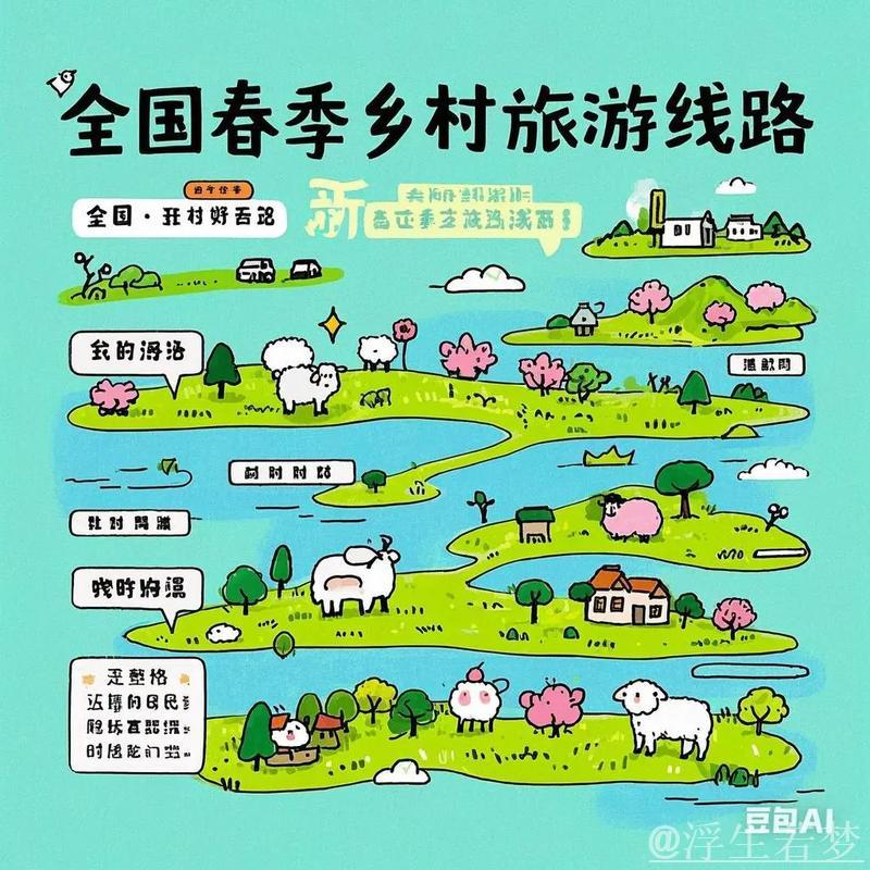 32条全国春季乡村旅游线路,你想选哪一个? 32条全国春季乡村旅游线路,你想选哪一个?